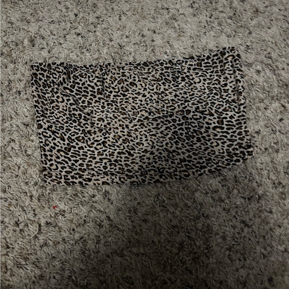 SHEIN Animal Print Strapless Top - Picture 1 of 3